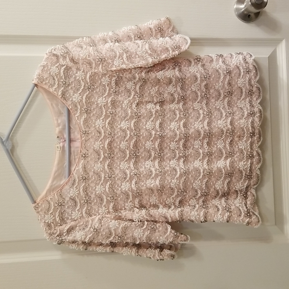 Vintage beaded blouse